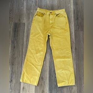 BDG URBAN OUTFITTERS Yellow Cowboy Jeans
